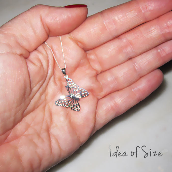 Millie Sterling Silver Butterfly Pendant