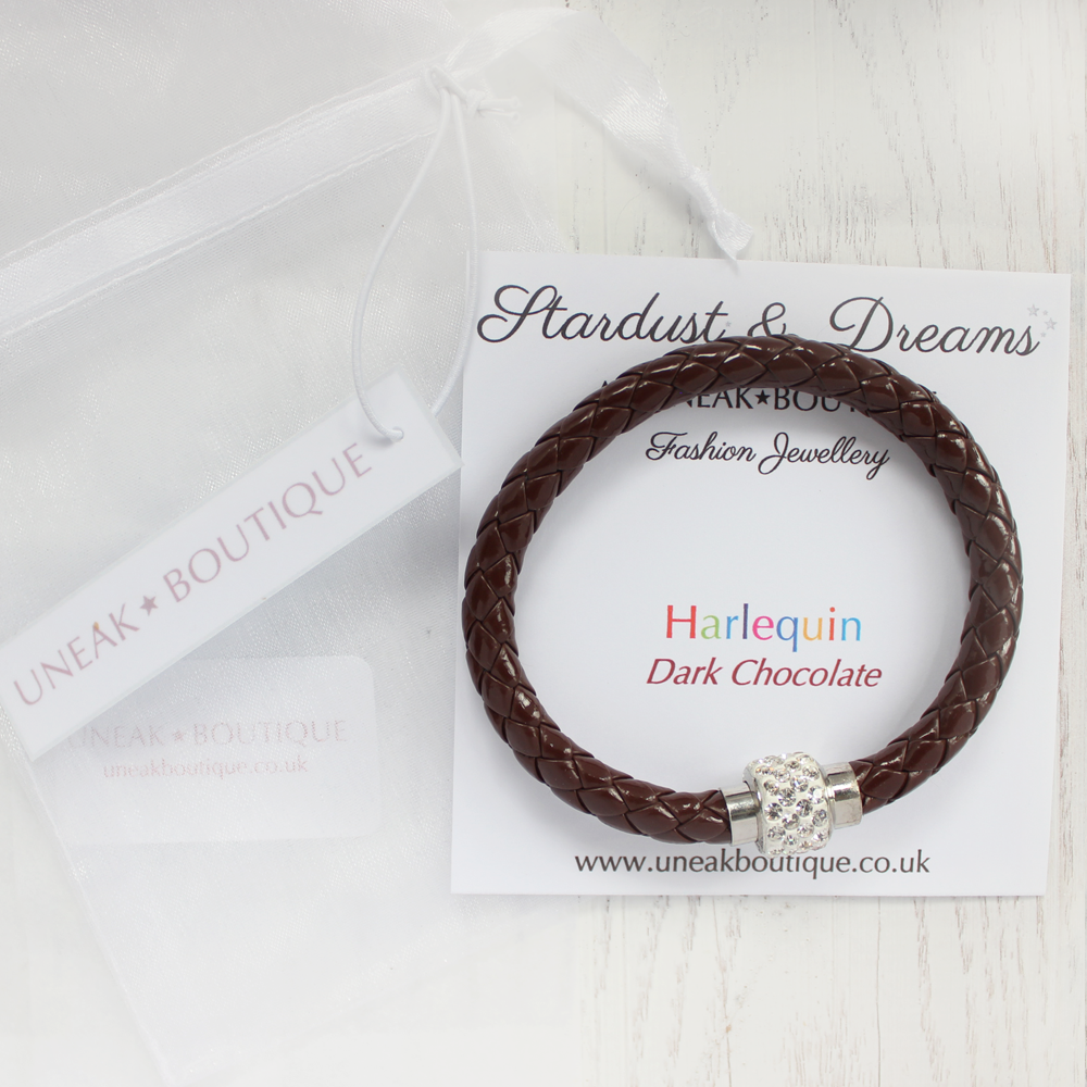 Dark Chocolate Harlequin Bracelet