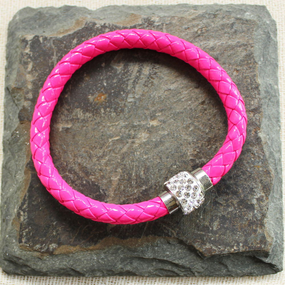 Hot Pink Harlequin Bracelet