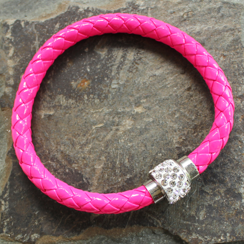 Hot Pink Harlequin Bracelet