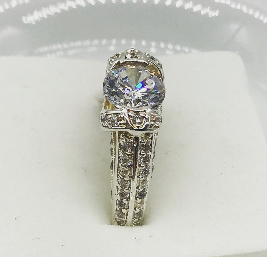 Liberty Crystal Cocktail Ring