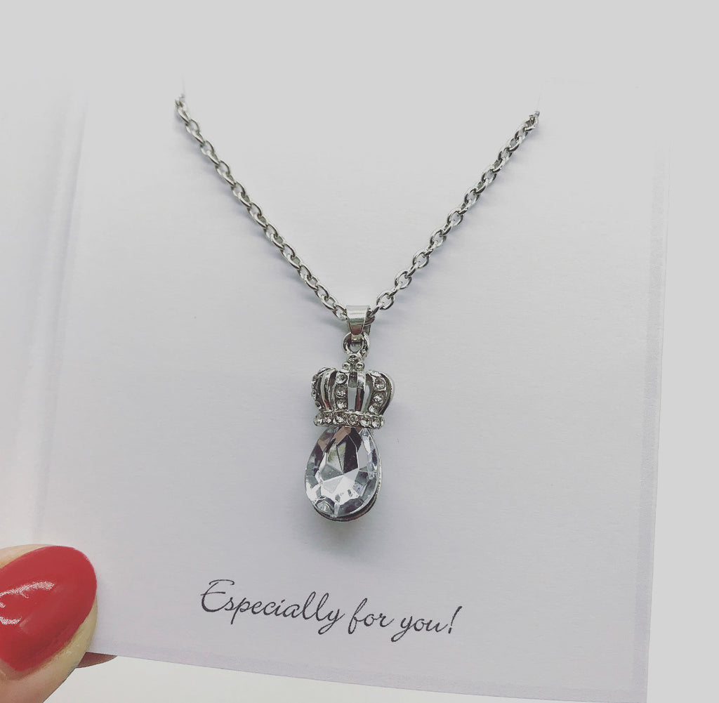 It's Not Easy Being a Princess Silver Plated Pendant