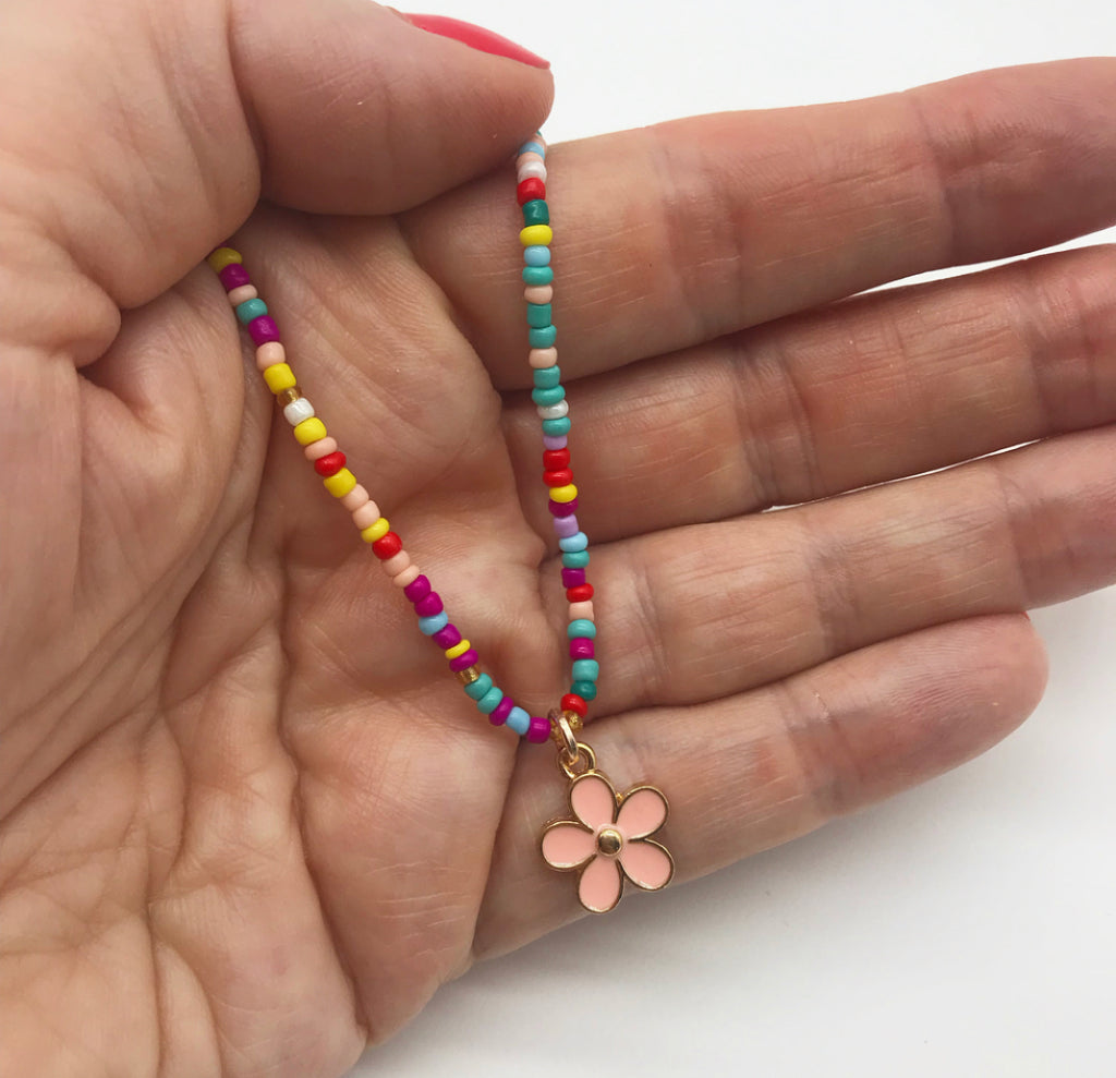 Over the Rainbow Beaded Anklet