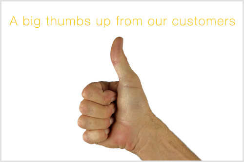 A big Thumbs up!