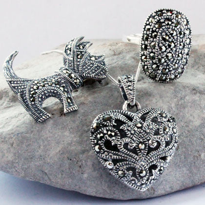 Vintage Style Marcasite Jewellery Collection at Uneak