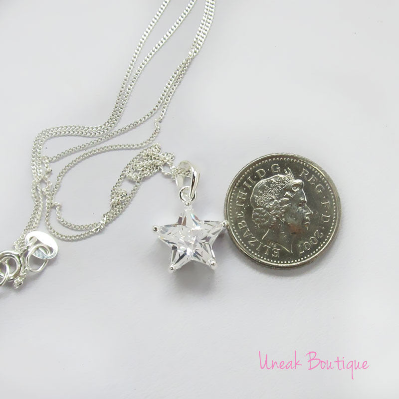 Asteria Sterling Silver Star Pendant