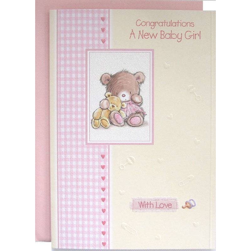 Congratulations A New Baby Girl Card