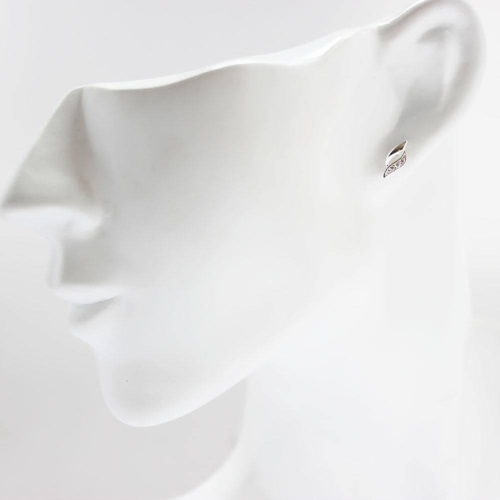Beaumont Marquise Silver Earrings with Cubic Zirconia