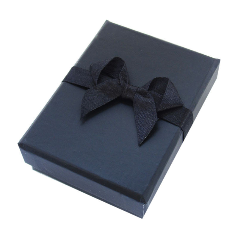 Black Bow Earring and Pendant Box