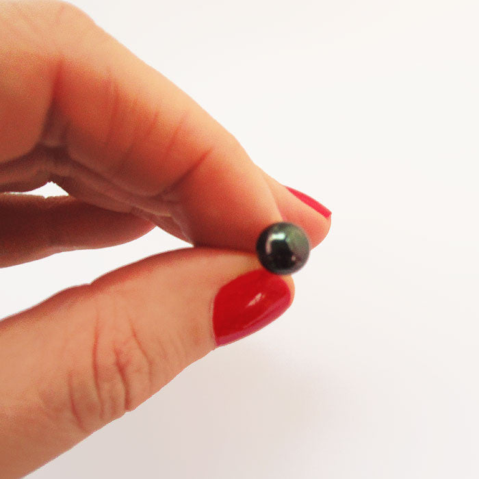 Black Freshwater Pearl Earrings