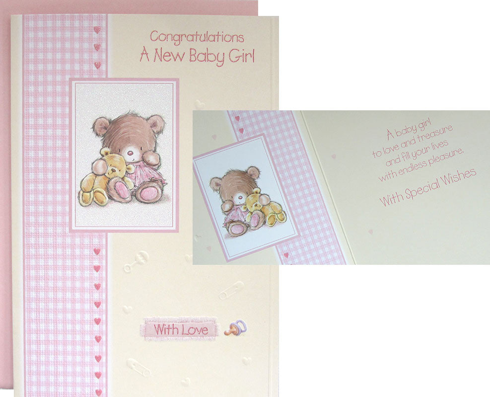 Congratulations A New Baby Girl Card