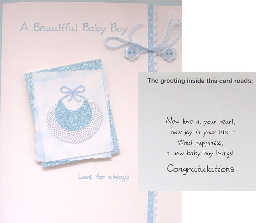 A Beautiful Baby Boy Card