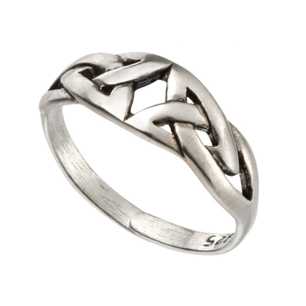 Celtic Style Sterling Silver Toe Ring