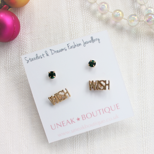 Christmas Wish Stud Earrings Set