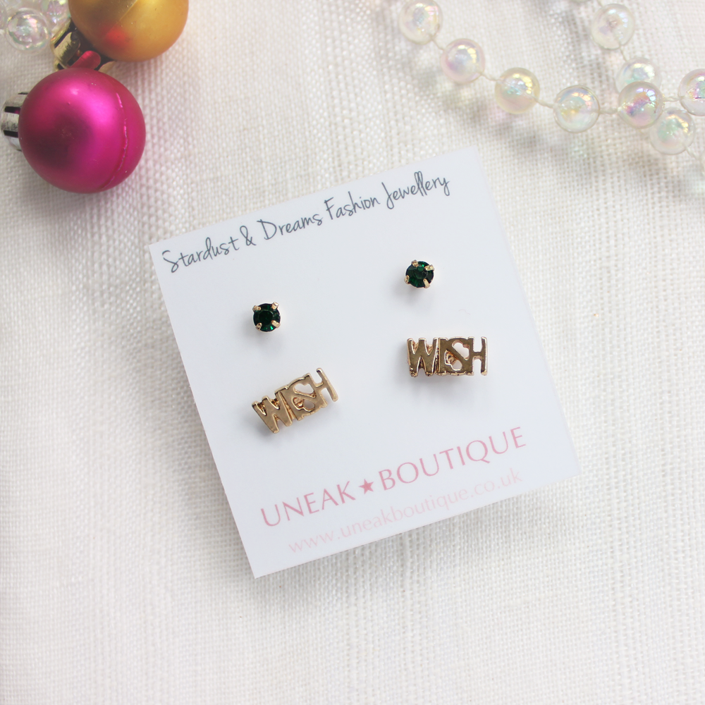Christmas Wish Stud Earrings Set