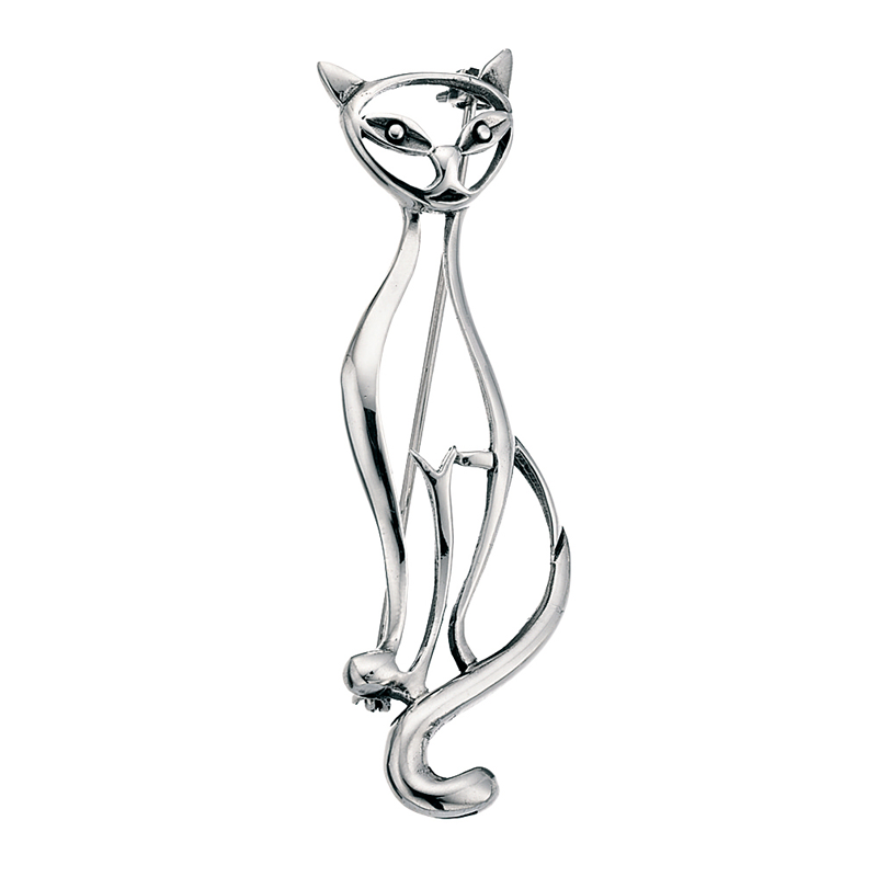 cat brooch 