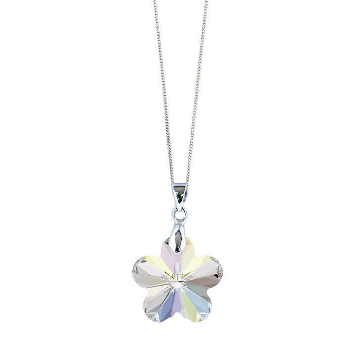 Crystal AB Flower Pendant by Love Lily