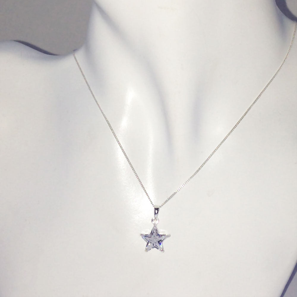 Asteria Sterling Silver Star Pendant