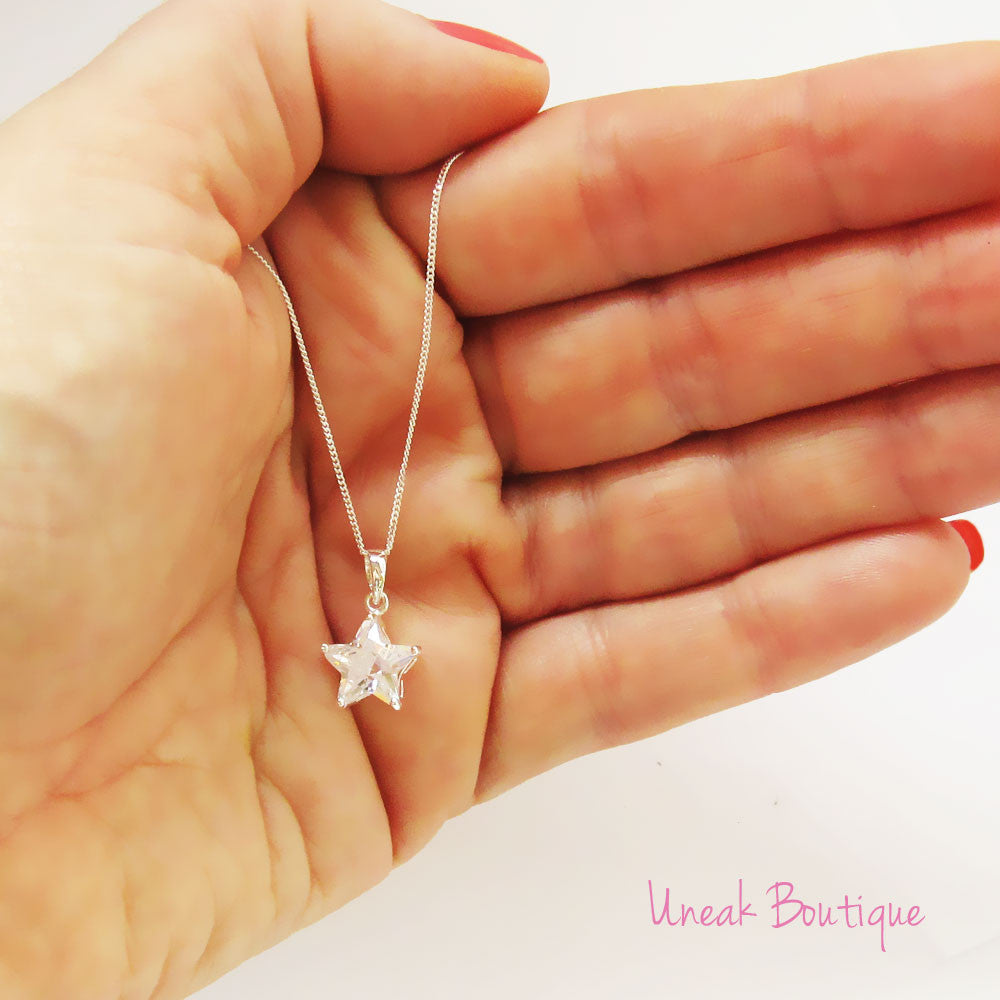 Asteria Sterling Silver Star Pendant