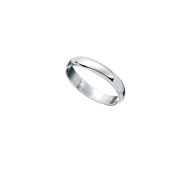 D Band Men's Silver Ring