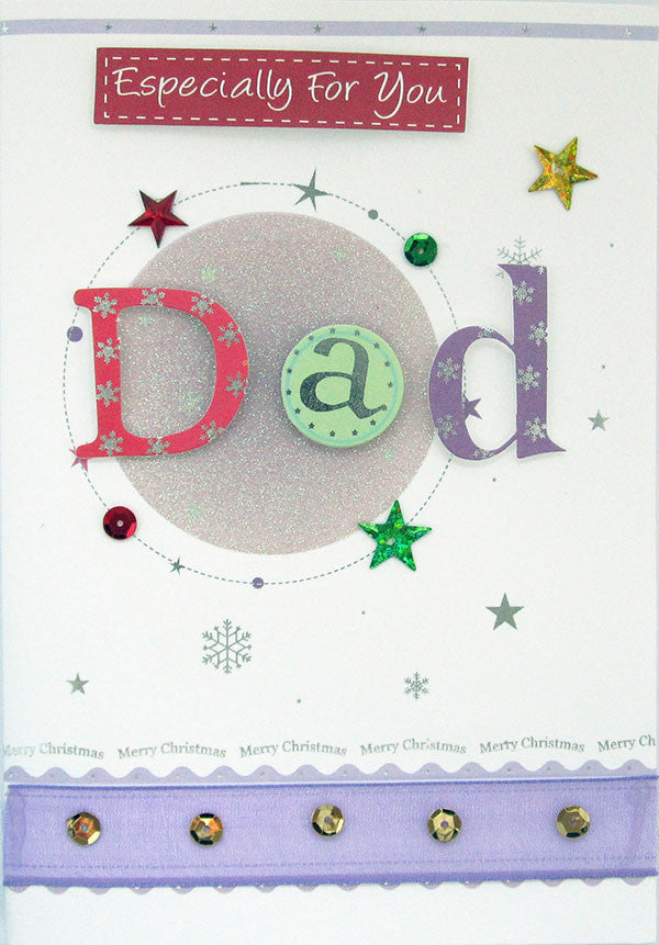 Especially For You Dad Christmas Card