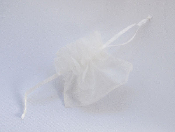 Ivory Organza Wedding Favour Bags