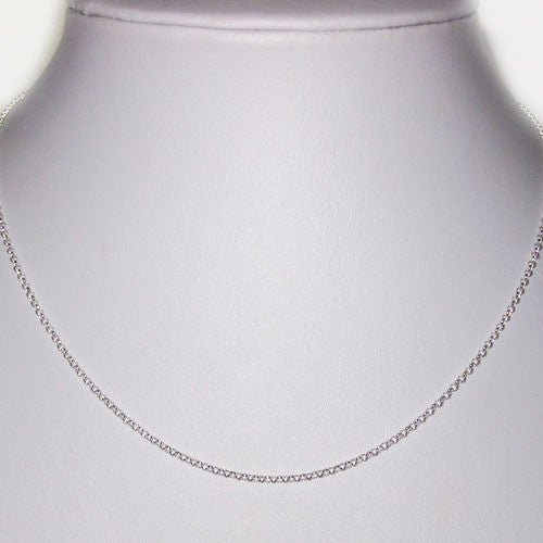 Sterling Silver Fine Belcher Chain 16 inch
