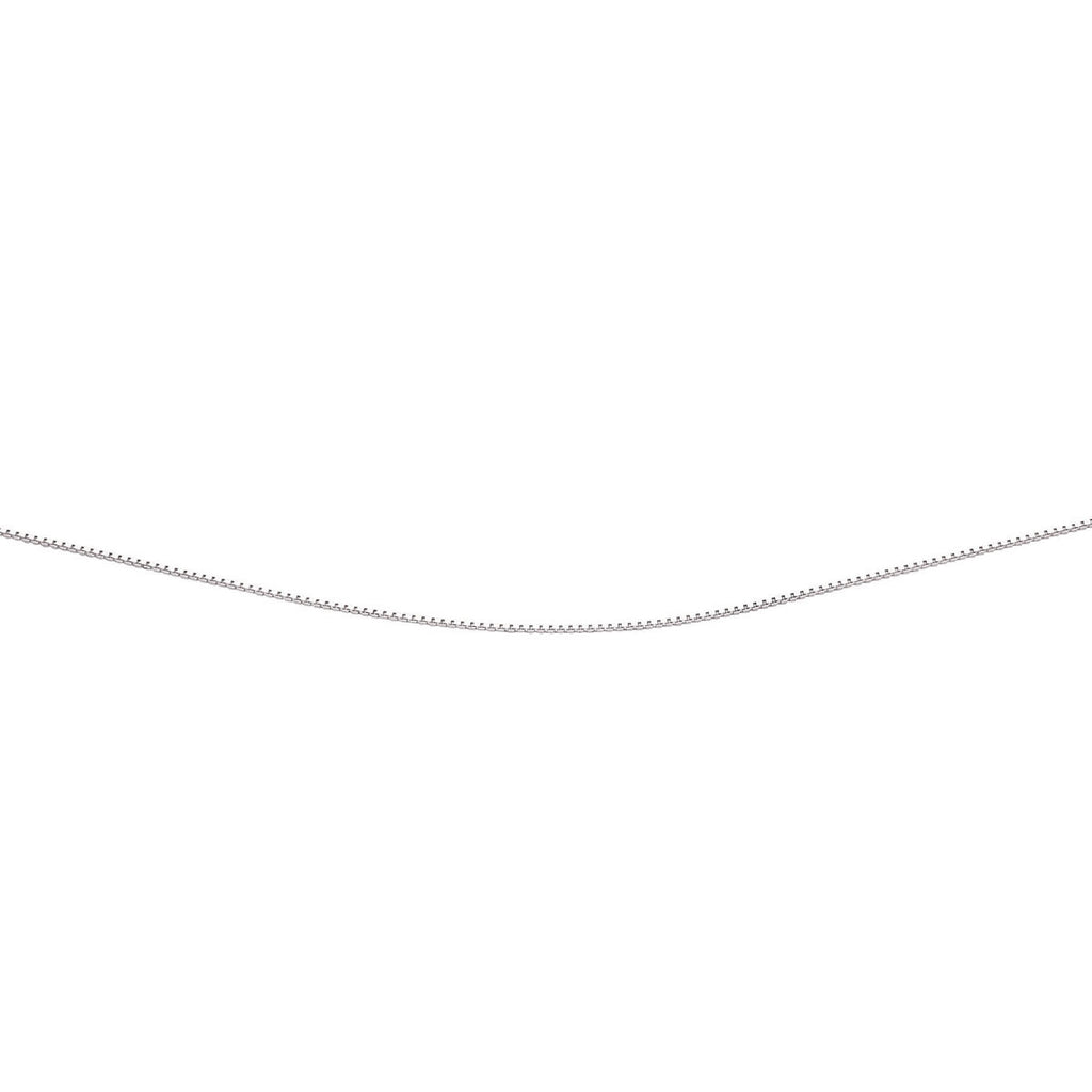 Lightweight Sterling Silver Box Chain 18 inch