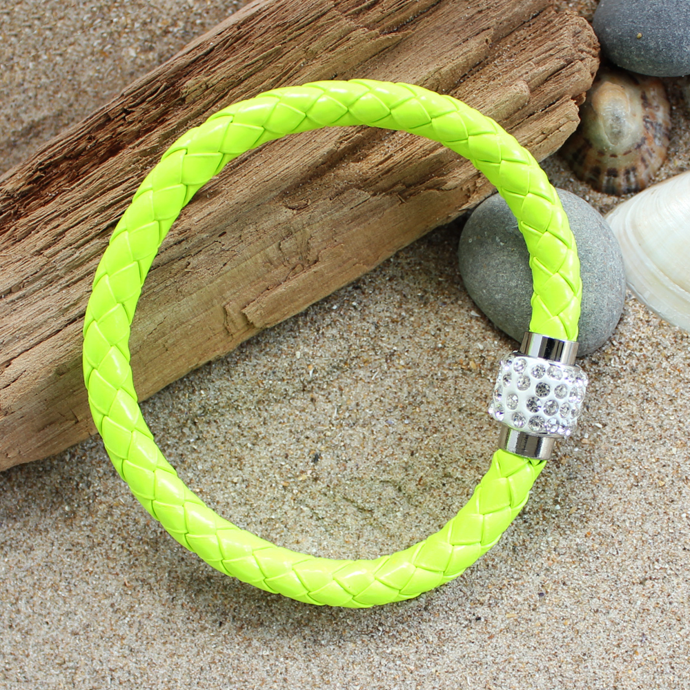 Fresh Lime Harlequin Bracelet