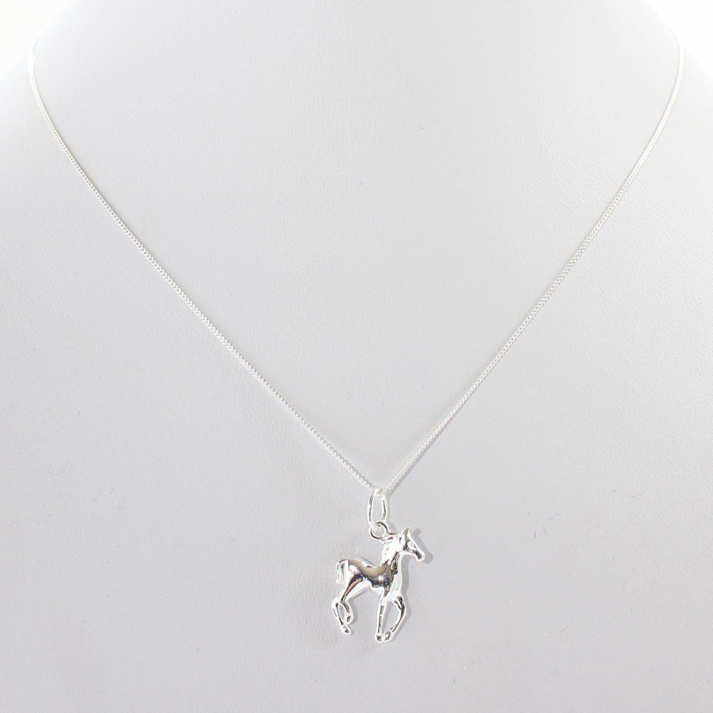 Buck Galloping Horse Sterling Silver Pendant Necklace | Oliver Bonas Buck Galloping Horse Sterling Silver Pendant Necklace | Oliver Bonas
