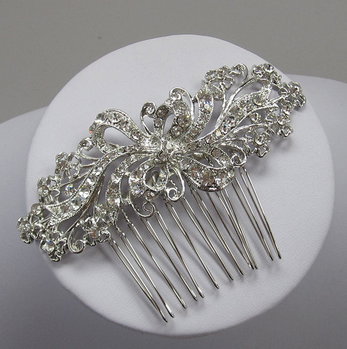 Vintage Style Crystal Wedding Hair Comb