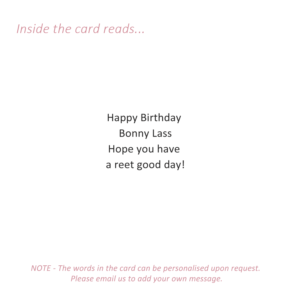 Happy Birthday Birthday Bonny Lass
