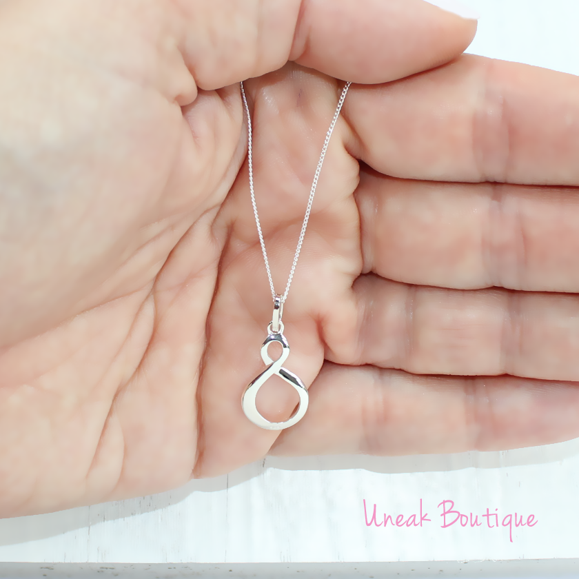 Harrington Infinity Teardrop Silver Pendant