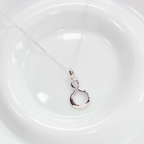 Harrington Infinity Teardrop Silver Pendant