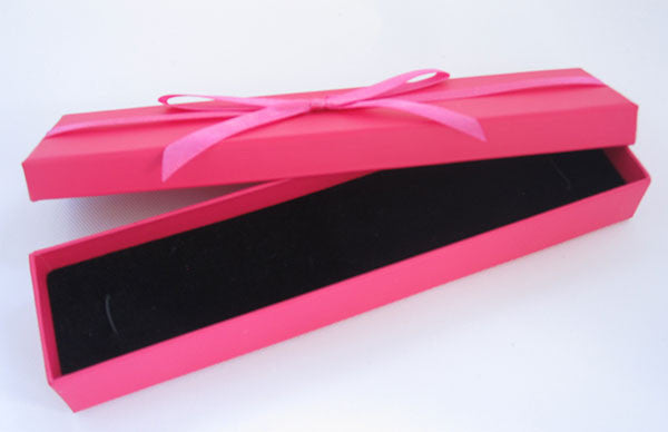 Hot Pink Bow Bracelet Box