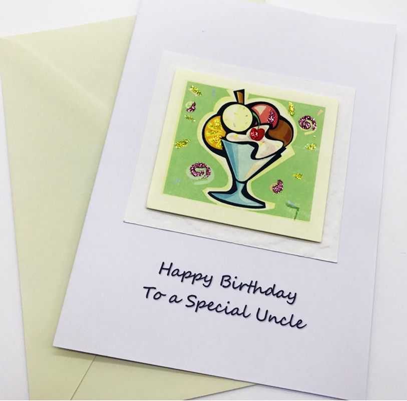 Ice Cream Special Uncle Birthday Card