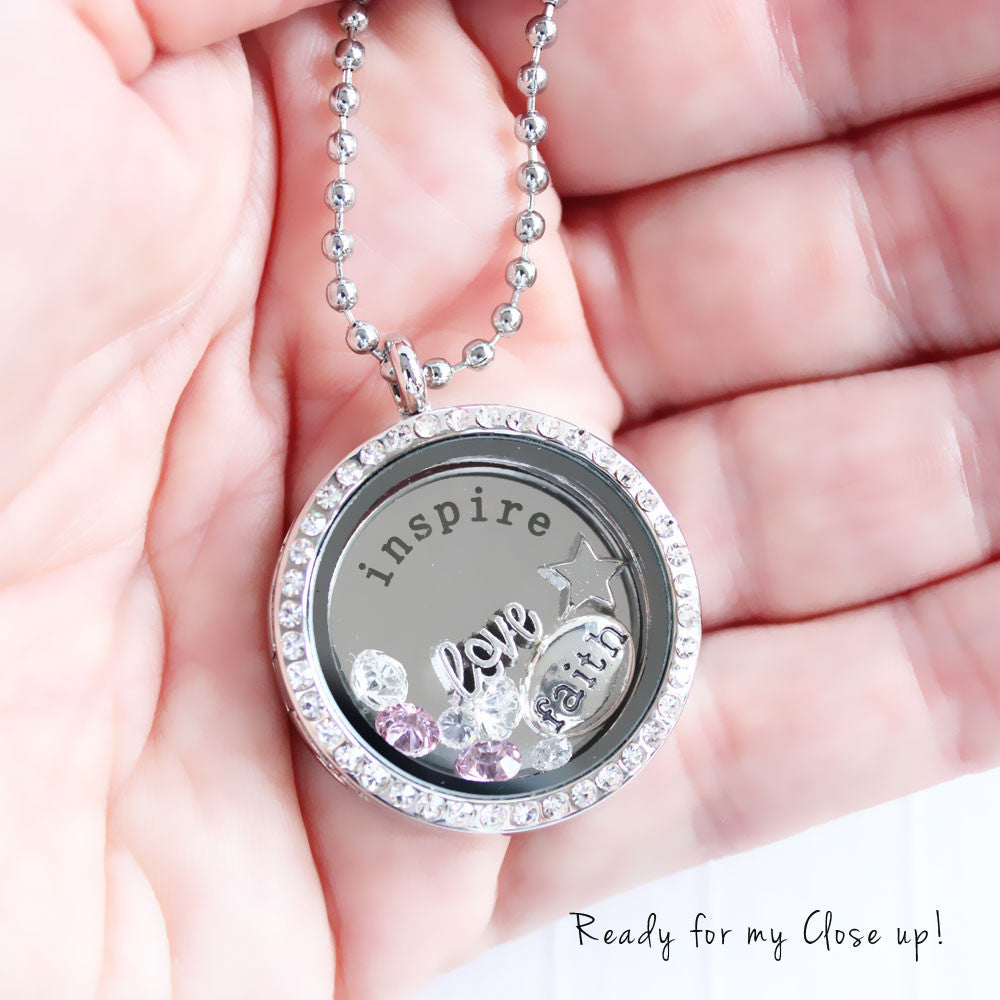 Inspire Memory Locket with Floating Charms