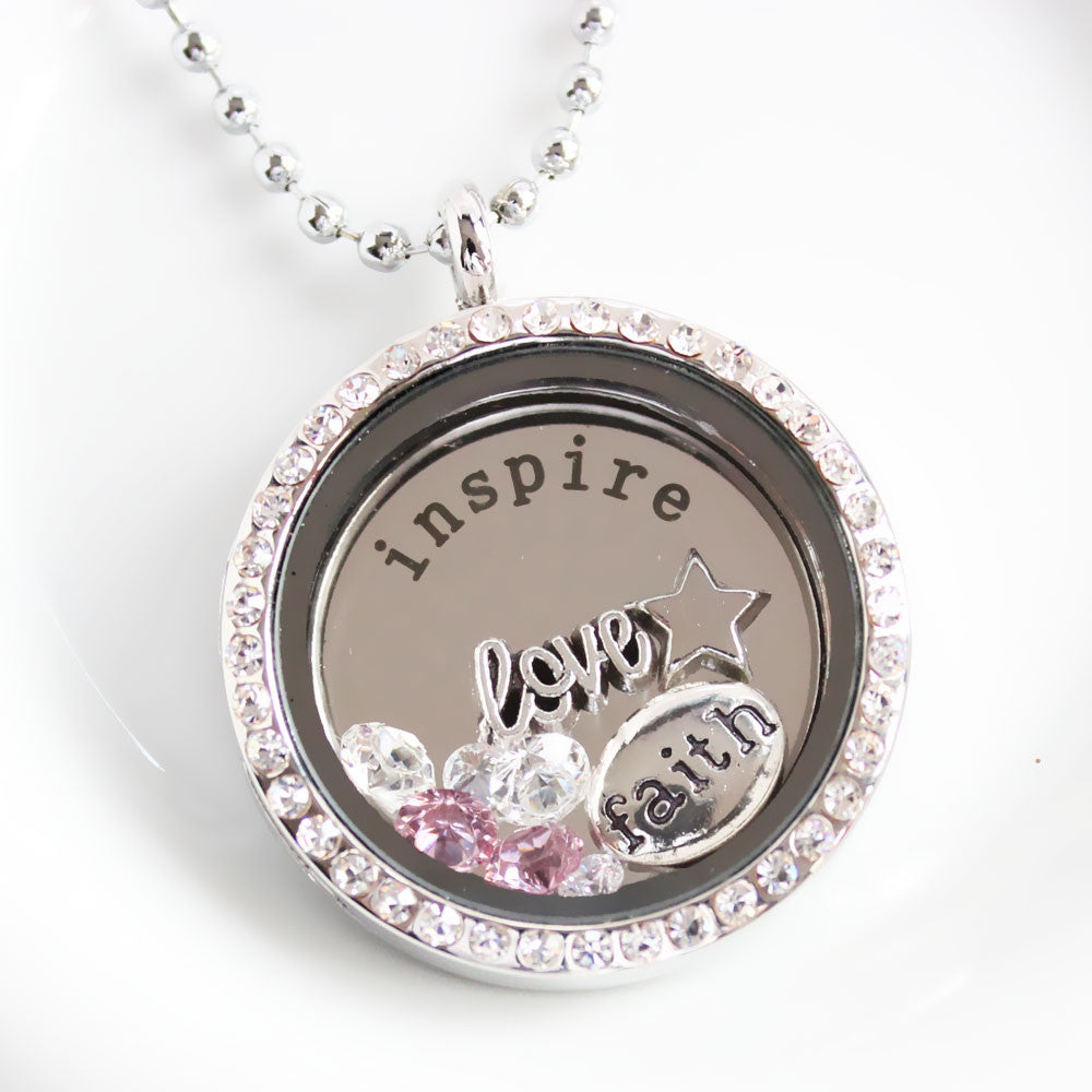Inspire Memory Locket with Floating Charms