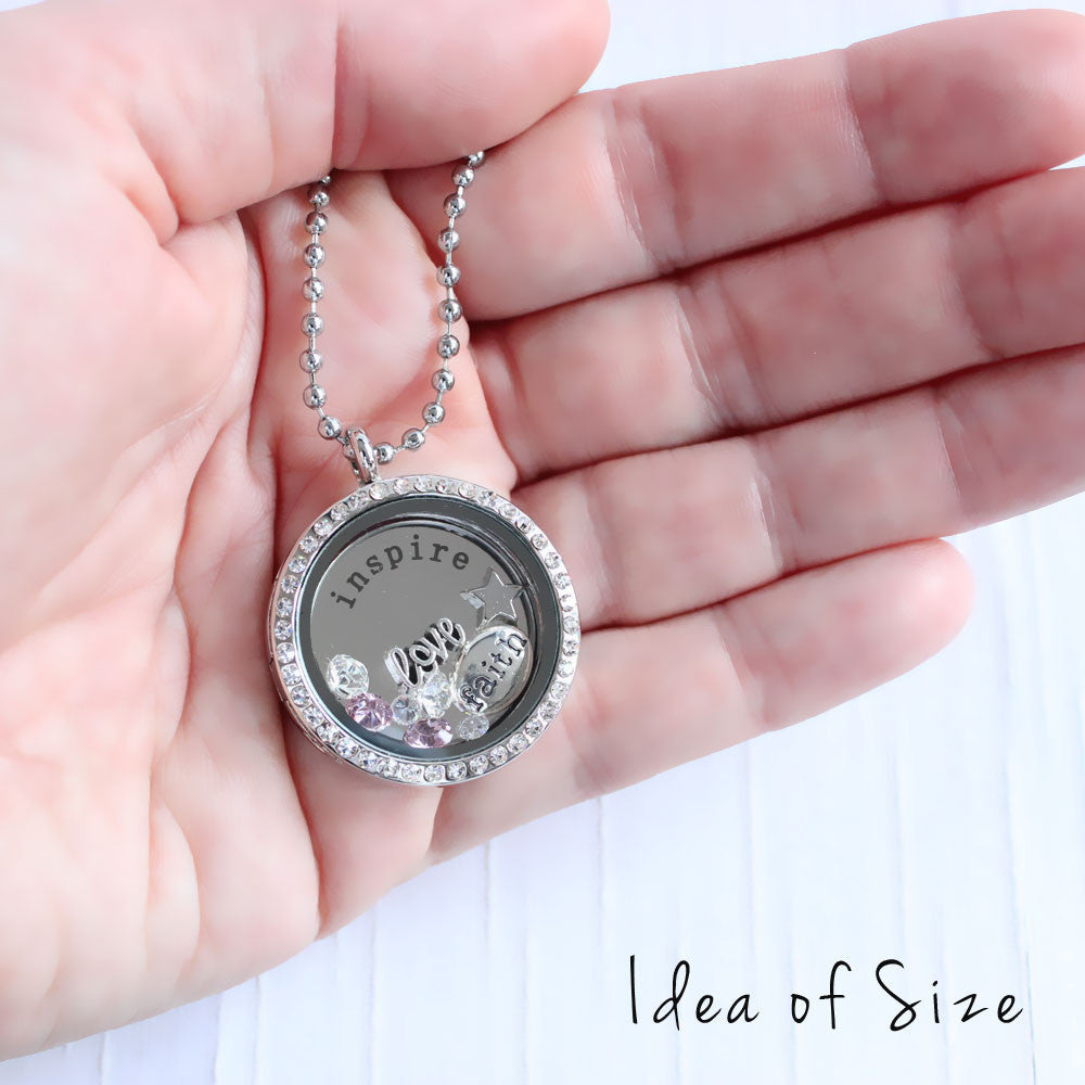 Inspire Memory Locket with Floating Charms