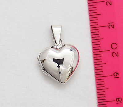 Medium Sterling Silver Heart Locket