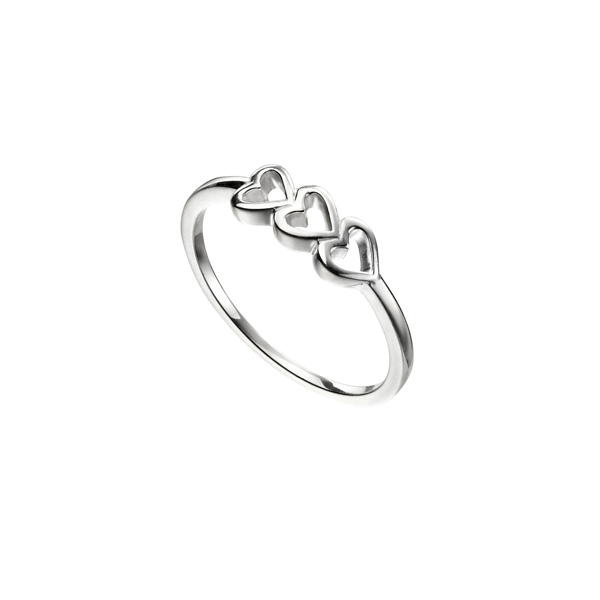 Silver love 2025 heart ring