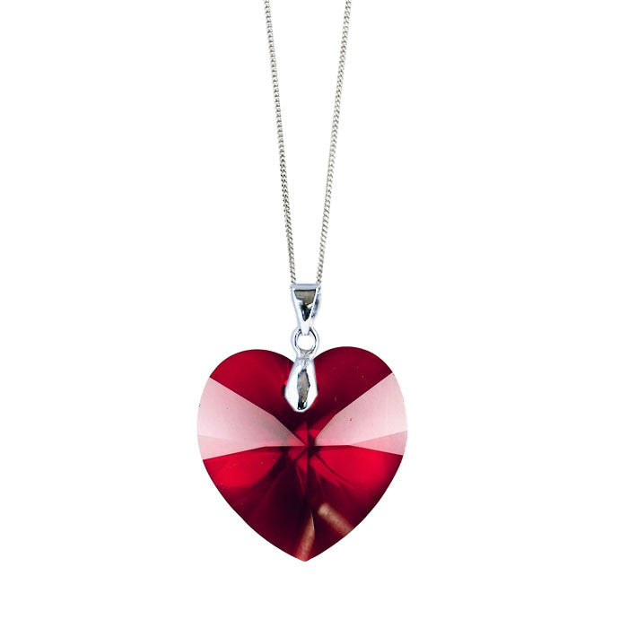 Scarlett Fever Crystal Heart Pendant by Astral Moon