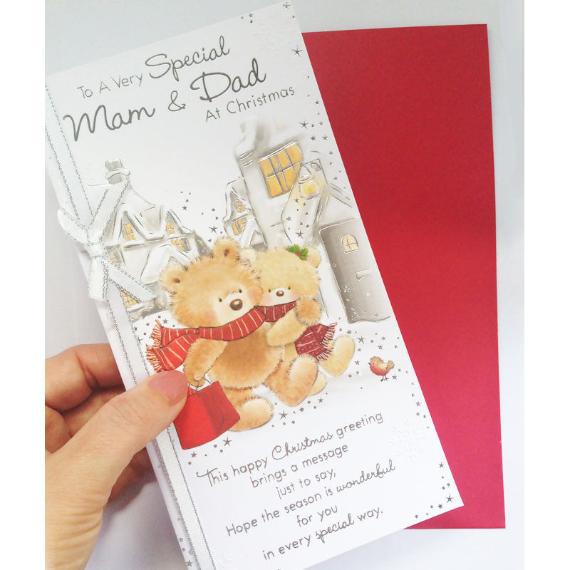To a Special Mam and Dad Christmas Card