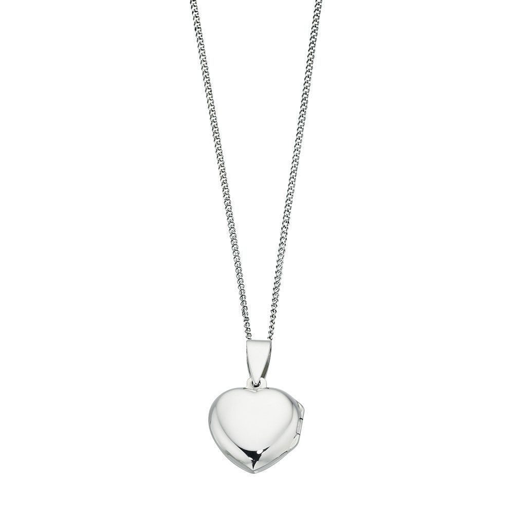 Medium Sterling Silver Heart Locket