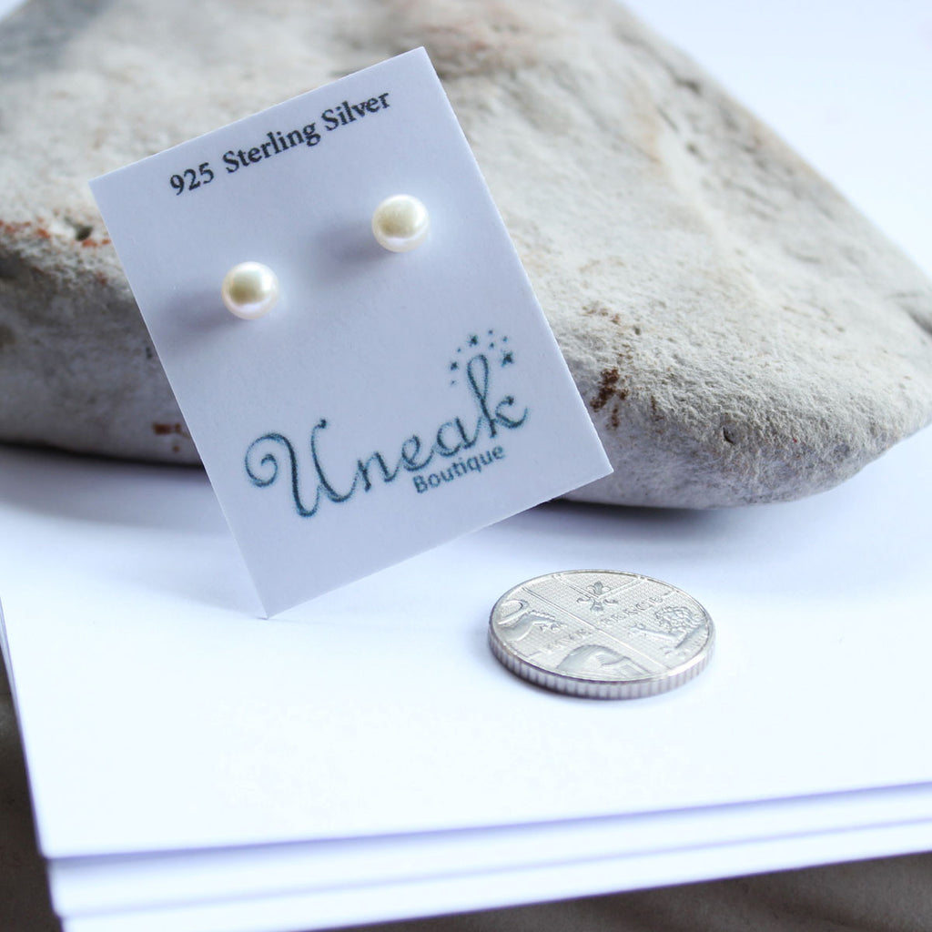 Mini Freshwater Pearl Earrings