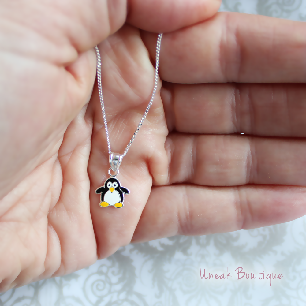 Buy Sterling Silver Penguin Pendant for 14.99 Uneak Boutique