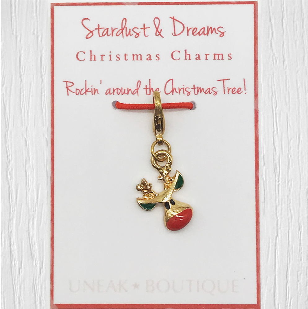 Rudolph Christmas Clip Charm