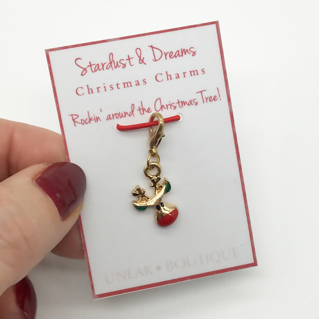 Rudolph Christmas Clip Charm