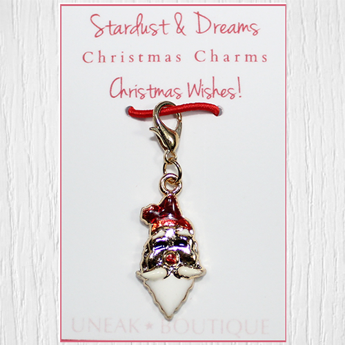 Santa Claus Christmas Clip Charm