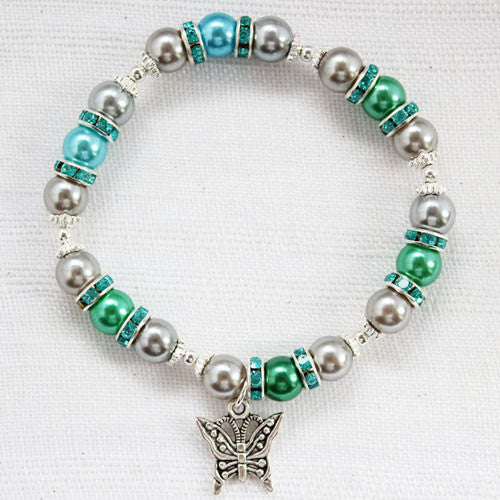 Sea Butterfly Handmade Pearl Bracelet